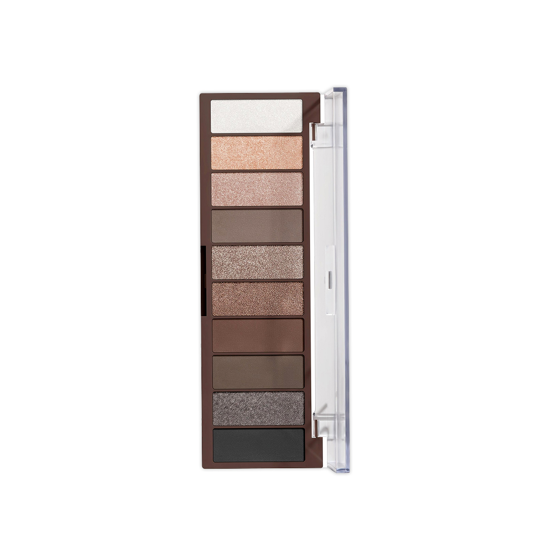 e.l.f. Cosmetics Perfect 10 Eyeshadow Palette – Everyday Smoky Nude Shades | Ultra-Pigmented, Blendable | Vegan & Cruelty-Free