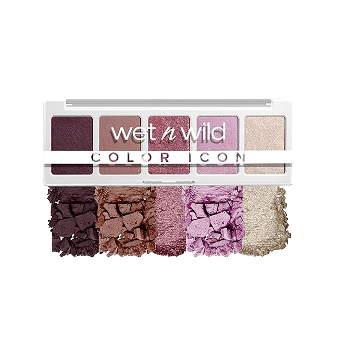 Wet n Wild Color Icon 5 Pan Eyeshadow Palette – Petalette | Matte, Shimmer & Metallic