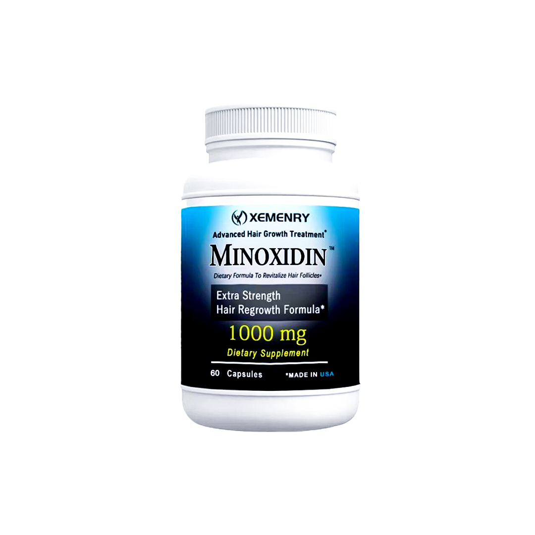 Xemenry MINOXIDIN 1000mg Vegetarian Capsules – Hair Growth & Hair Loss Support