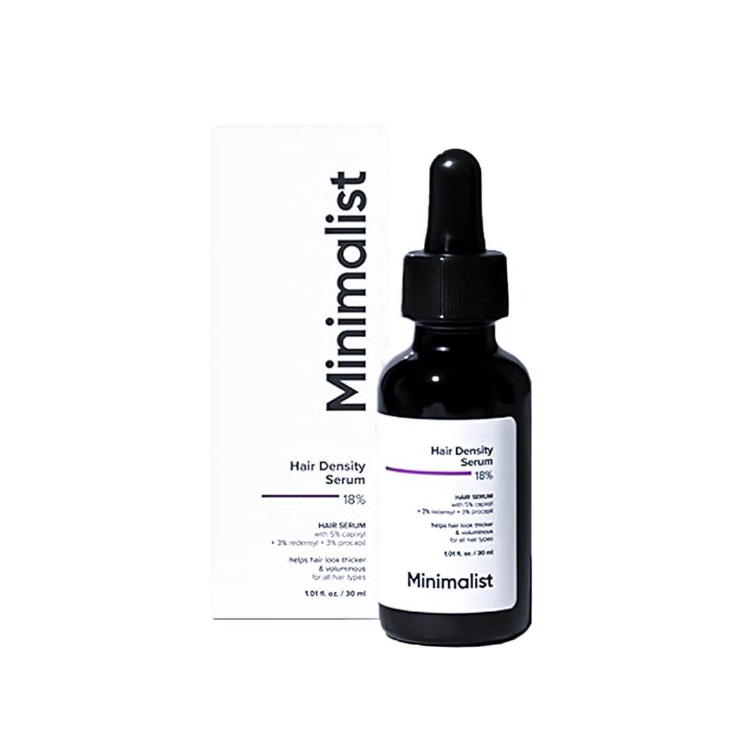 Minimalist Hair Density Serum 18% | Hair Growth & Hair Fall Control Serum (30ml)