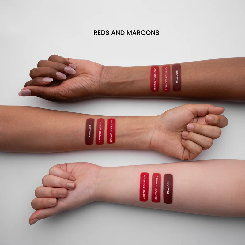 MARS Queen of Mattes Set of 03 Liquid Lipsticks – 03 Peaches & Nudes